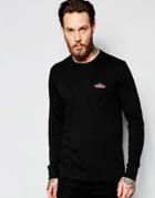 Penfield Long Sleeved T-shirt With Mountain Logo In Black Exclusive - Eve Black