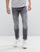 Esprit Skinny Fit Jeans In Gray Wash - Gray