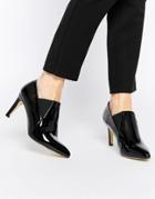 Truffle Collection Tegan Mid Shoe Boots - Black Patent