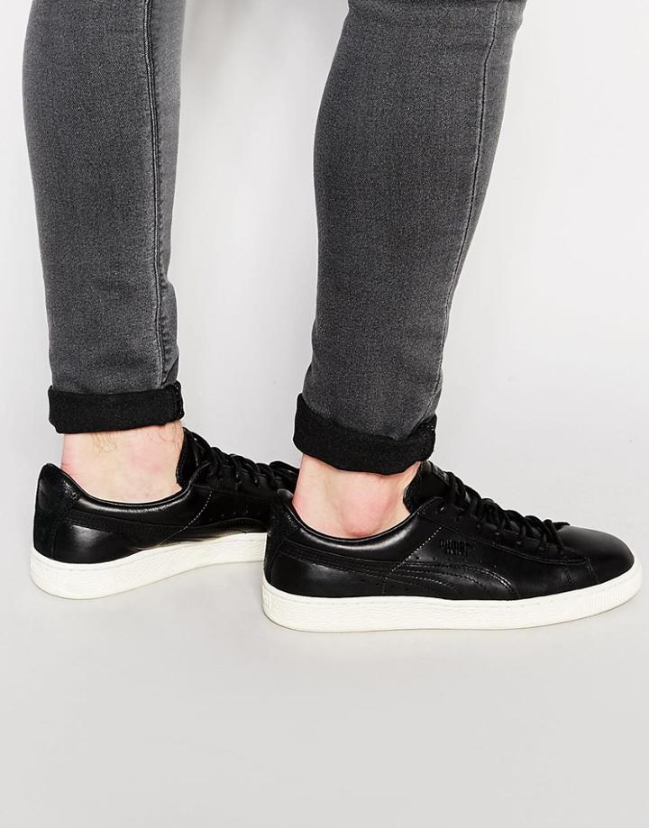 Puma Basket Citi Series Sneakers - Black