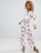 Miss Selfirdge Floral Lace Insert Jumpsuit - Multi