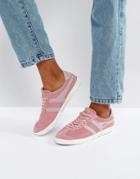 Gola Specialist Sneakers In Crackled Leather In Pink - Pink