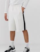 Weekday Day Jersey Shorts In White - White