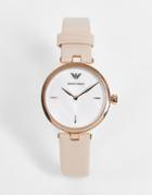 Armani Ar11199 Neutral Strap Watch-white