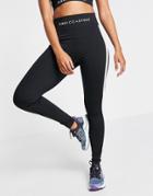 Pink Soda Tape Leggings In Black And Lilac