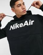 Nike Air Logo Hoodie In Black