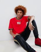 Vfiles Logo T-shirt In Red - Red