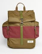 Eastpak Brisson Backpack In Khaki - Green