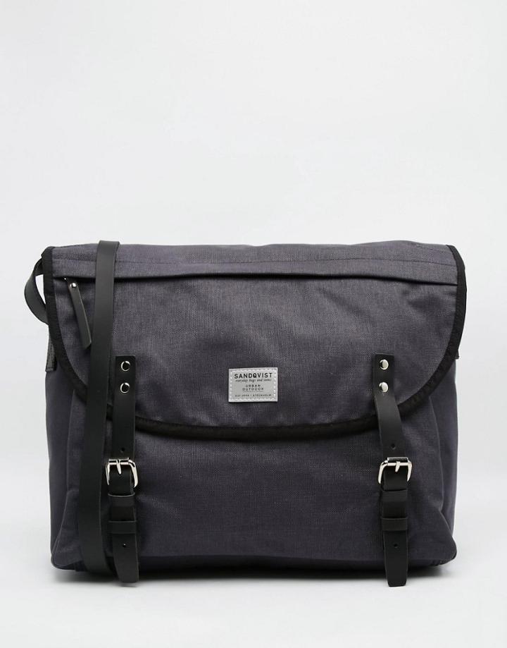 Sandqvist Erik Messenger Bag - Gray