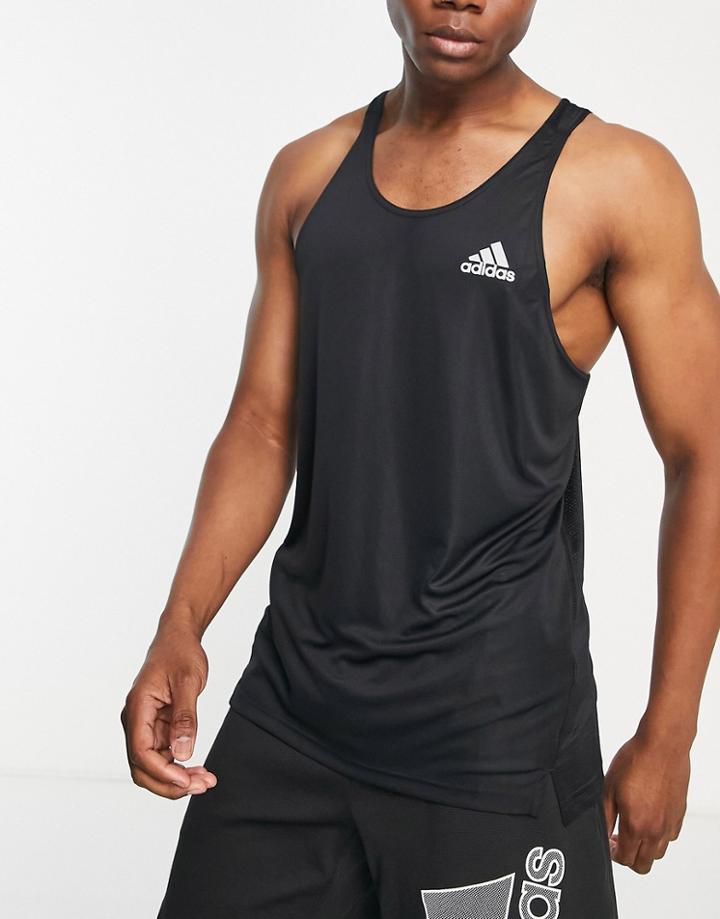 Adidas Running Own The Run Tank Top In Black