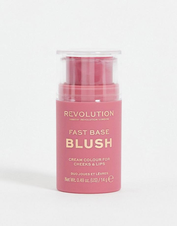 Revolution Fast Base Blush Stick - Blush-pink