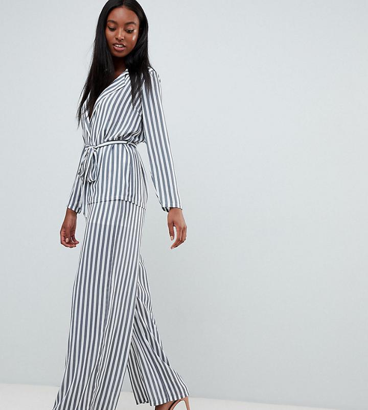 Missguided Tall Striped Wide Leg Pants - Multi