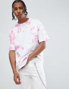Midnight Surf Tie Dye T-shirt - Pink
