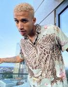 Bershka Eagle Printed Shirt N Green