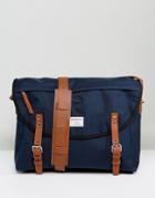 Sandqvist Erik Cordura Messenger Bag In Navy - Navy