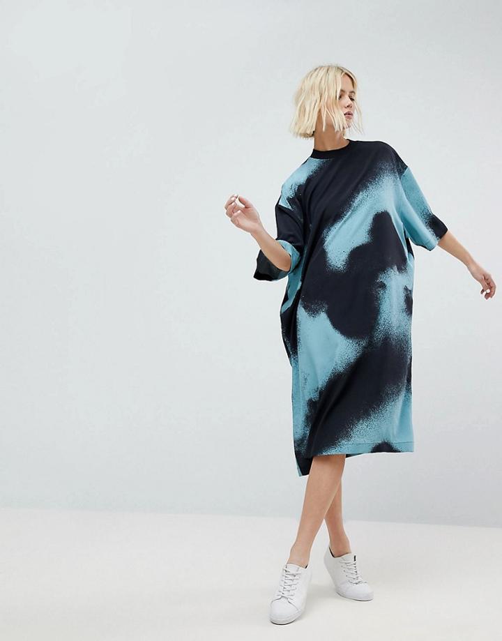 Weekday T-shirt Midi Dress - Green