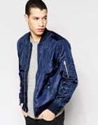 Jack & Jones Lightweight Bomber Jacket - Navy