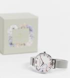 Olivia Burton Womens Painterly Prints Watch Exclusive To Asos-silver