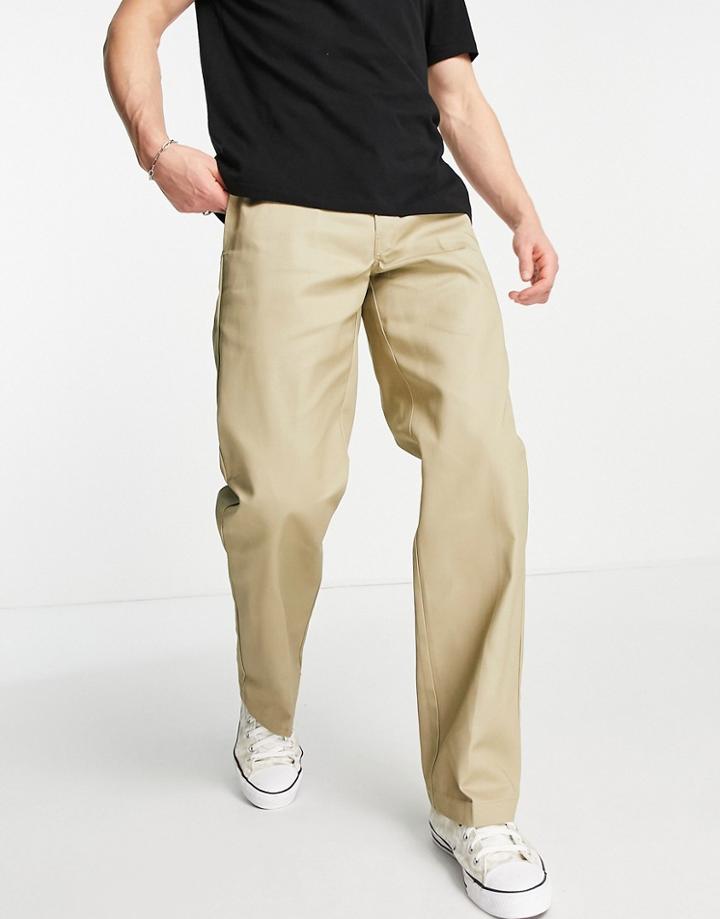 Dickies 874 Recycled Work Pants In Beige Straight Fit-neutral
