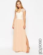 Asos Tall Scalloped Lace Maxi Dress