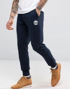 Timberland Slim Logo Cuffed Sweatpants In Navy - Navy