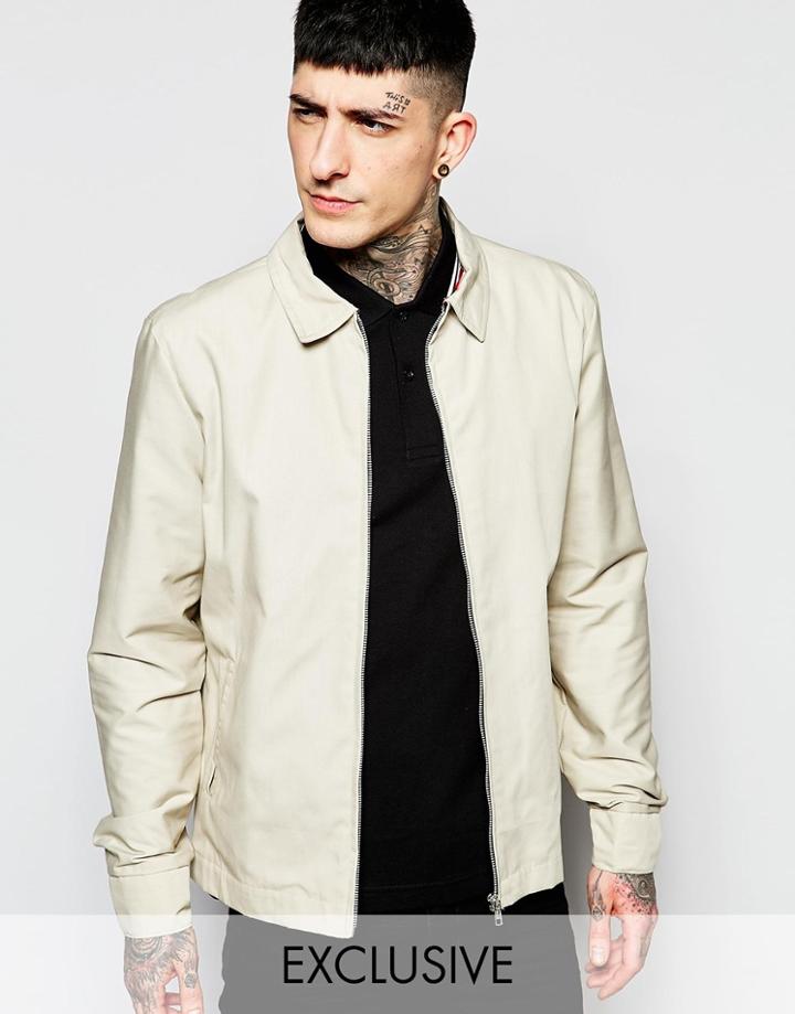 Reclaimed Vintage Harrington Jacket - Beige