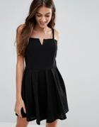 Wal G Dress Cami Skater Dress - Black