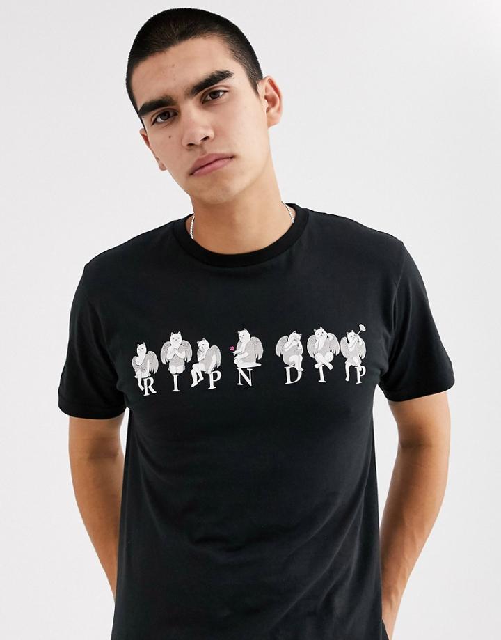 Ripndip Statues T-shirt In Black