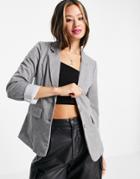 Vero Moda Blazer In Gray-grey