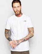 The North Face T-shirt With Chest Logo - White