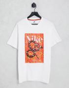 Nike Trek Division Retro Logo Oversized T-shirt In White