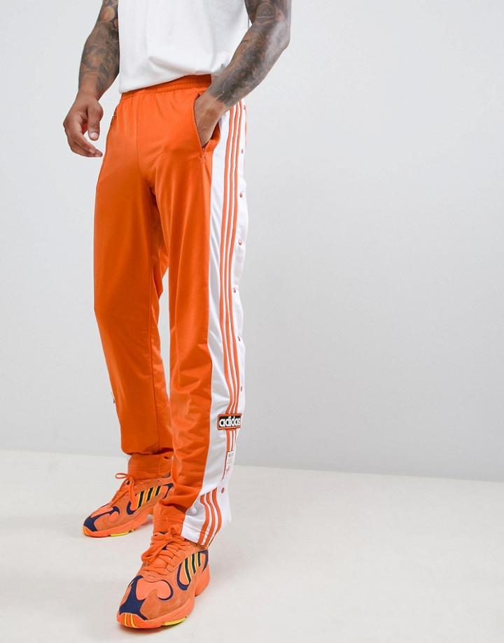Adidas Originals Adibreak Popper Joggers In Orange Dh5750 - Orange