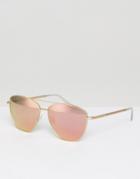 Hawkers Karate Rose Gold Lax Sunglasses - Gold