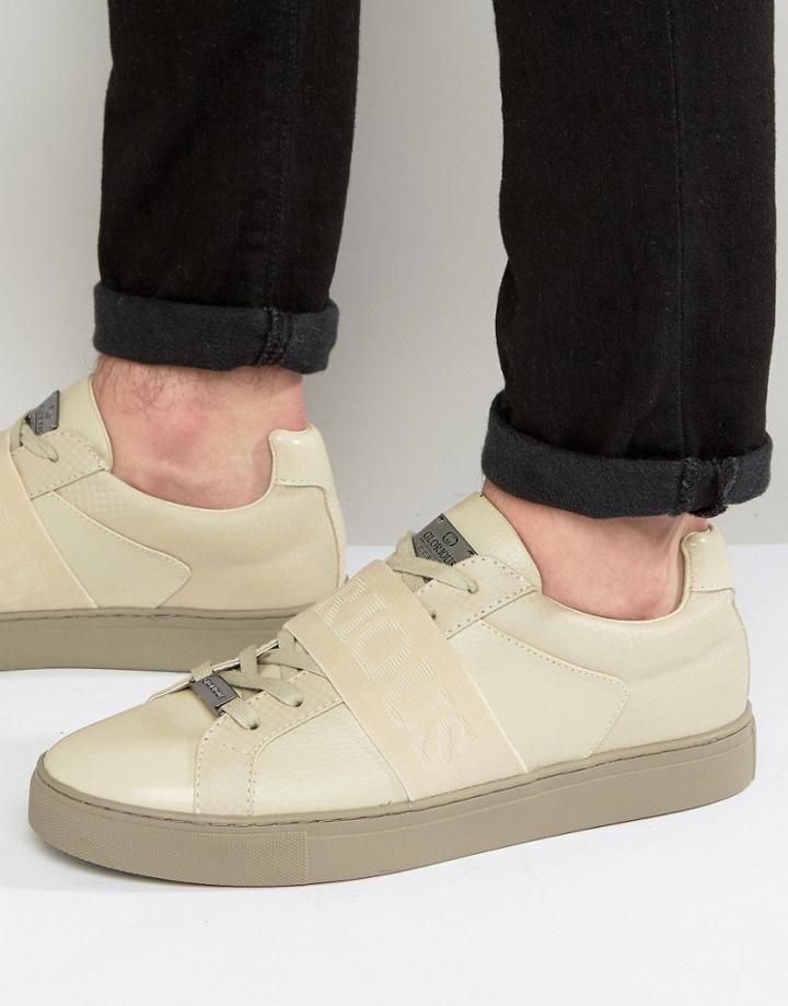 Glorious Gangsta Classic Strap Sneakers - Stone