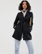 Vero Moda Black Trench Coat - Black