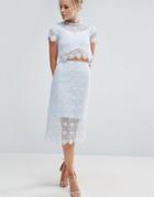 Little White Lies Crochet Tom Skirt - Blue