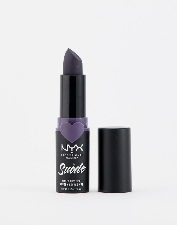 Nyx Professional Makeup Suede Matte Lipsticks - Doom - Pink