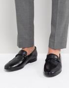 Dune Loafers In Black Leather - Black