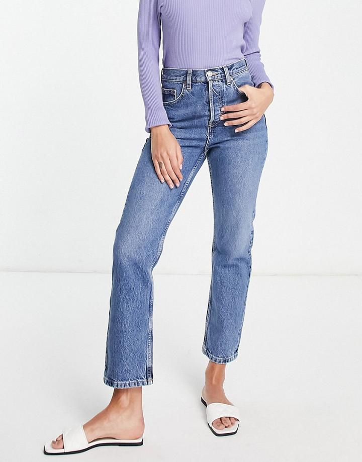 Topshop Jean In Mid Blue