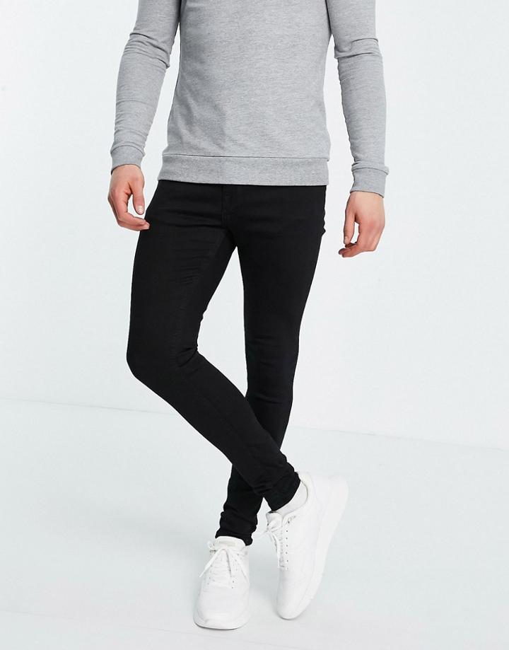 New Look Spray On Jeans In Black