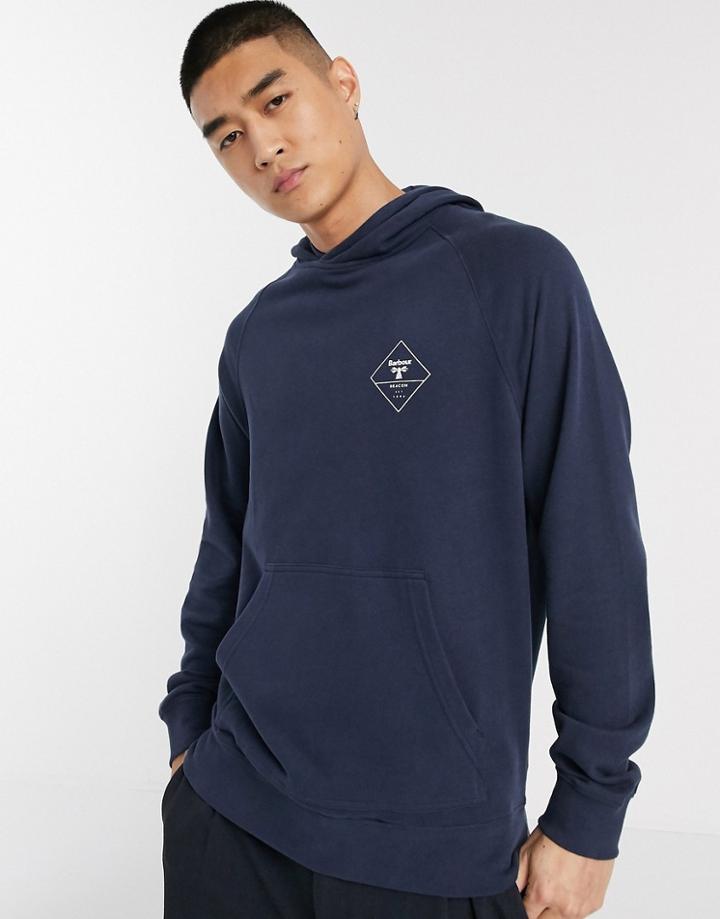 Barbour Beacon Etherley Hoodie In Navy
