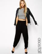 Asos Tall Hareem Pants In Jersey - Black