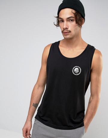 Cheap Monday Corrupt Mini Skull Tank - Black