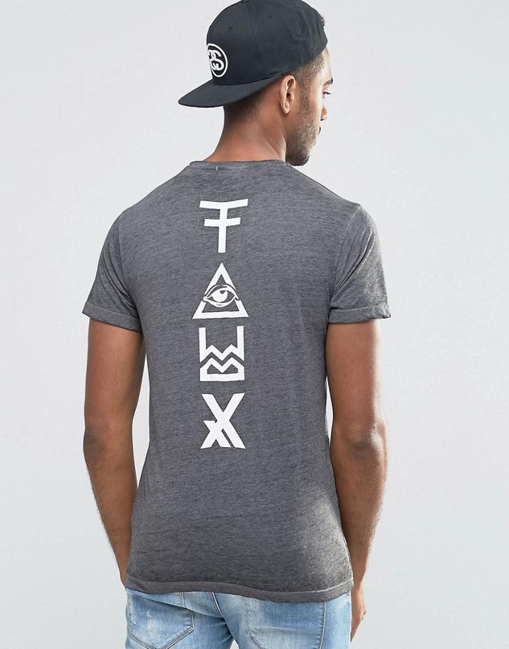 Friend Or Faux T-shirt - Gray
