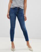 J.crew Mercantile Mid Rise Crop Skinny Jean - Blue