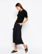 The Fifth Better Than Sunday Culotte Pants - Black