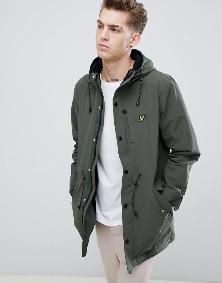 Lyle & Scott Microfleece Parka - Green