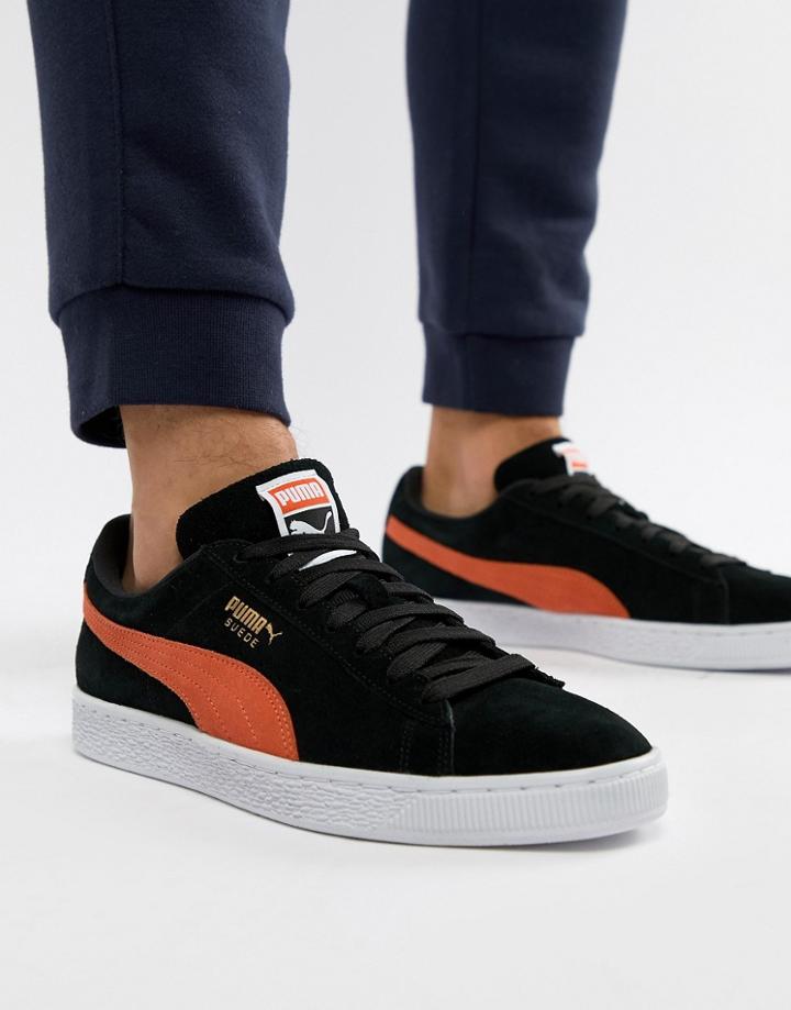 Puma Suede Sneakers In Black 36534738 - Black