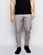 New Look Skinny Fit Chinos - Gray