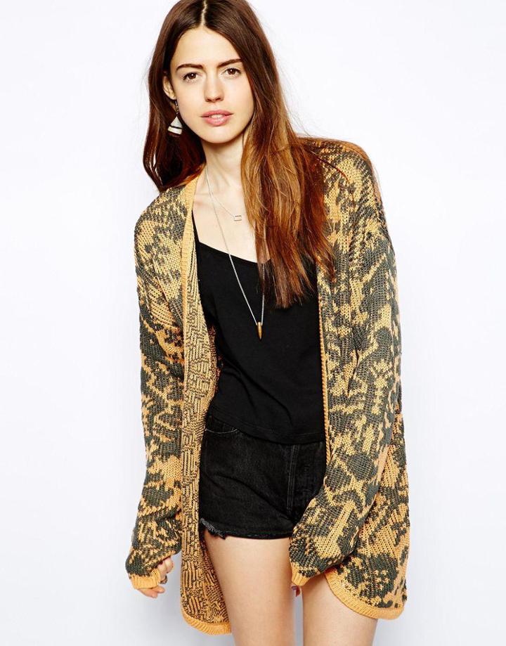 Minkpink Printed Cardigan
